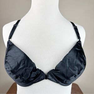 Victorias Secret Vintage Second Skin 90s Push Up Bra Black 34C NEW